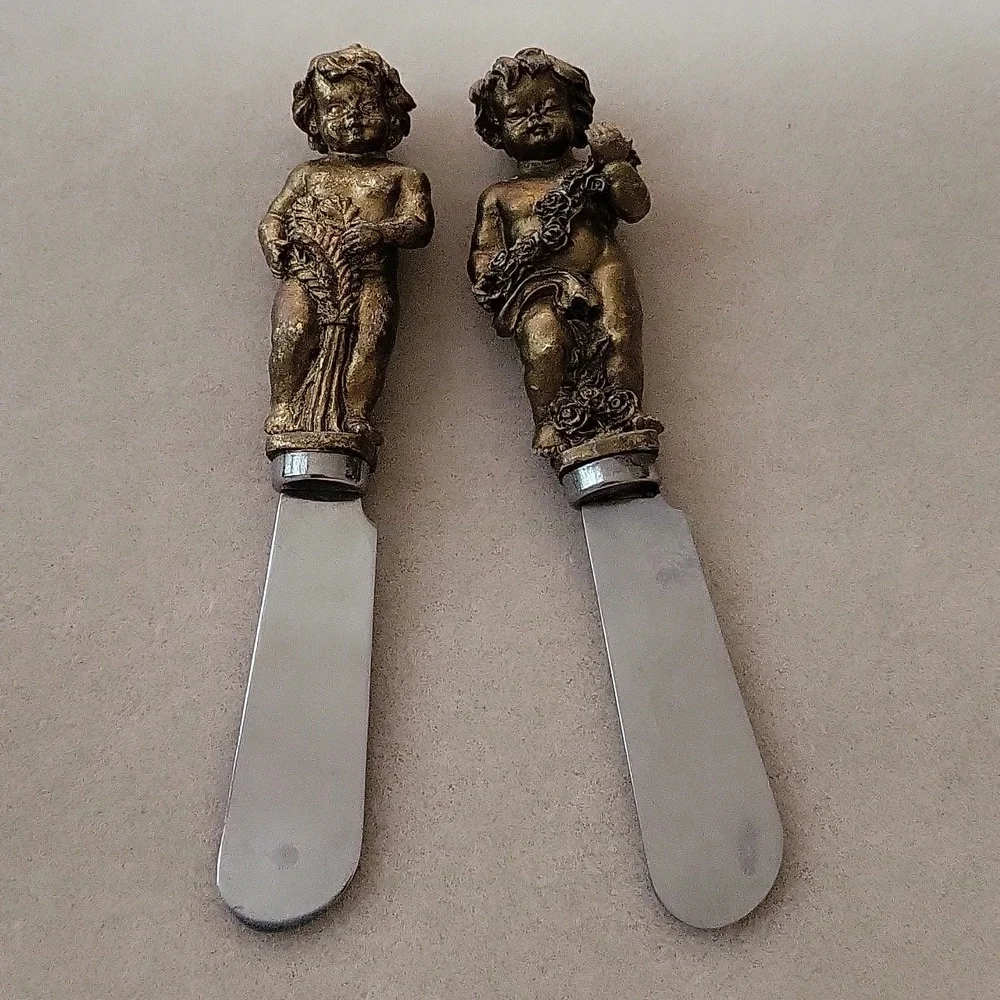 Boston Warehouse Cherub Butter Knives